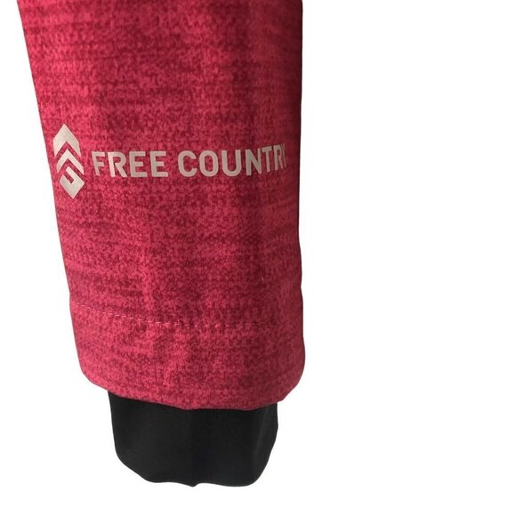 NWOT Free Country Women's Aeris Super Softshell Jacket Size M Burnish Red Hood - Picture 5 of 11